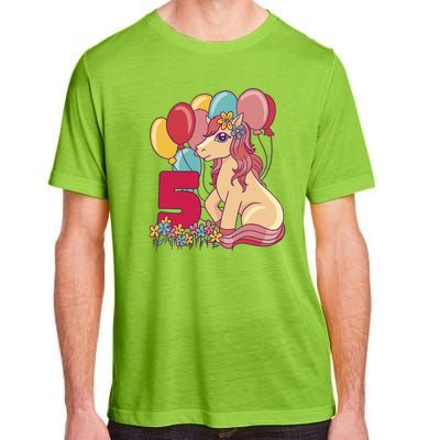 Fifth Pony Birthday Adult ChromaSoft Performance T-Shirt