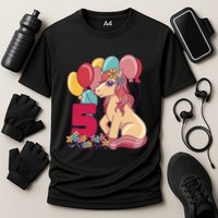 Fifth Pony Birthday Cooling Performance Crew T-Shirt