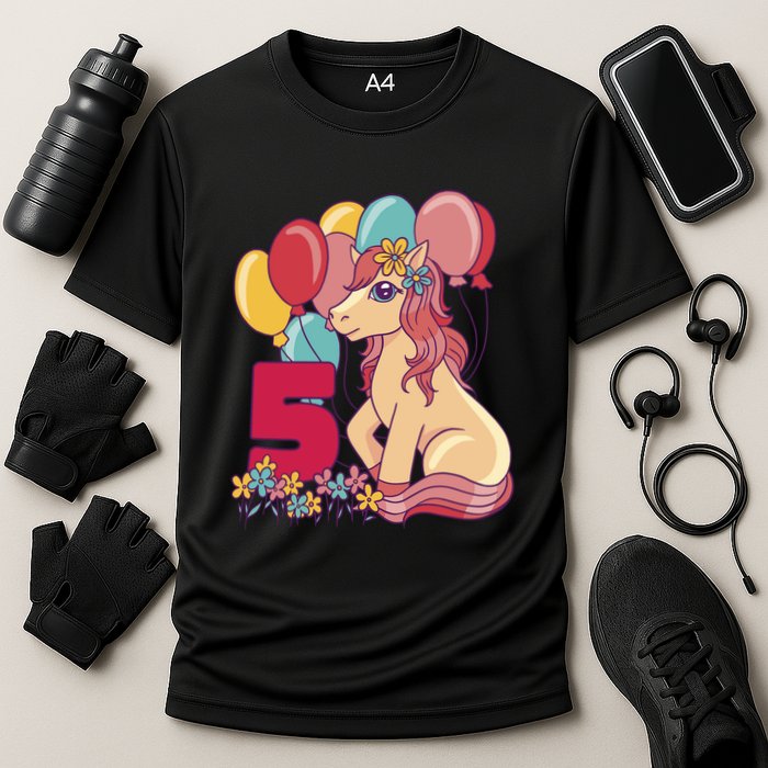 Fifth Pony Birthday Cooling Performance Crew T-Shirt