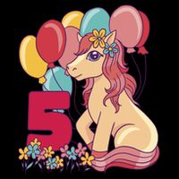 Fifth Pony Birthday Cooling Performance Crew T-Shirt