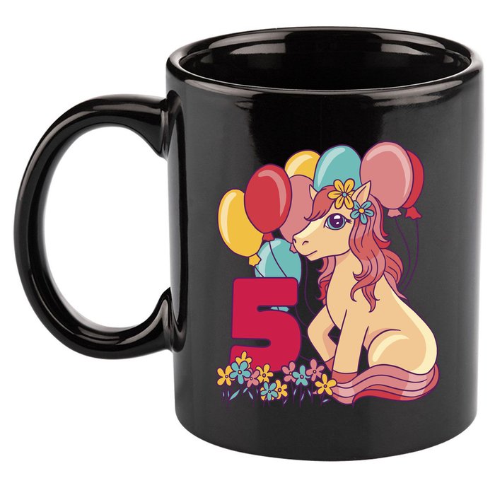 Fifth Pony Birthday 11oz C Handle Ceramic Mug