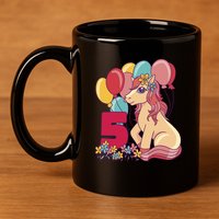 Fifth Pony Birthday 11oz C Handle Ceramic Mug