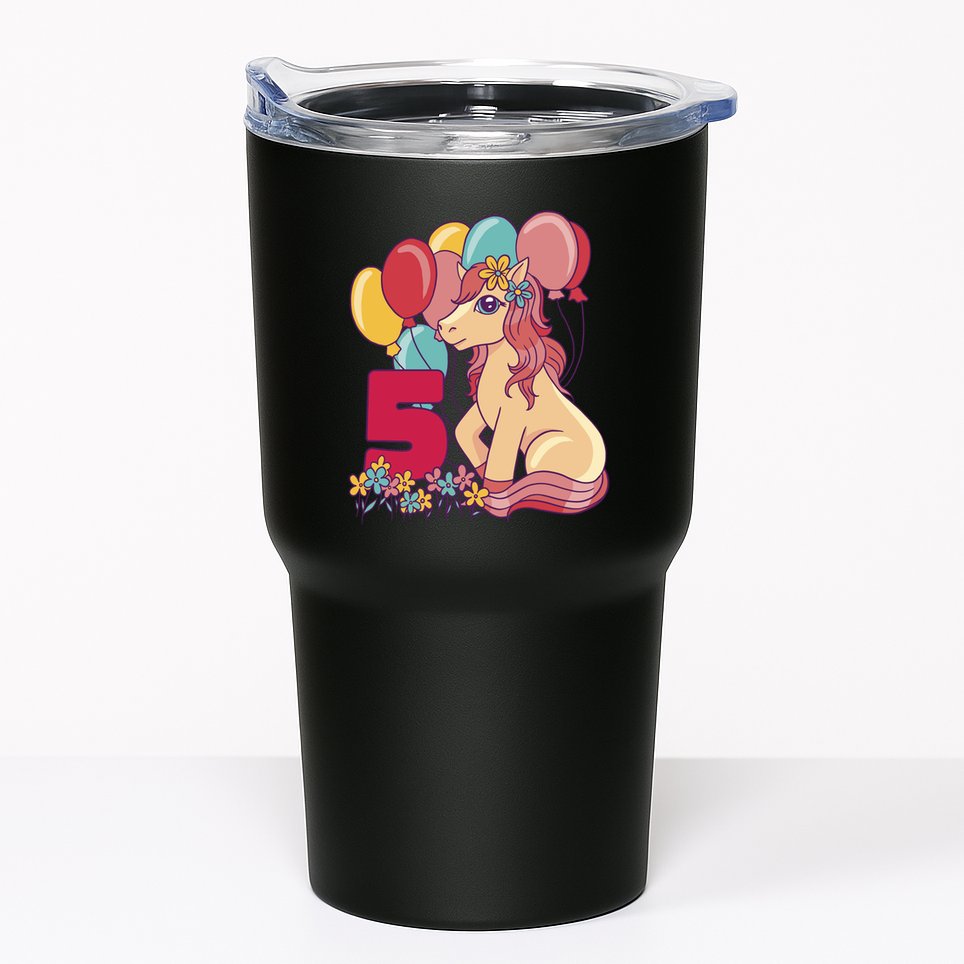 Fifth Pony Birthday Tumbler