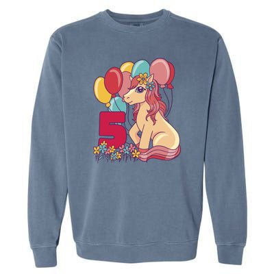 Fifth Pony Birthday Garment-Dyed Sweatshirt