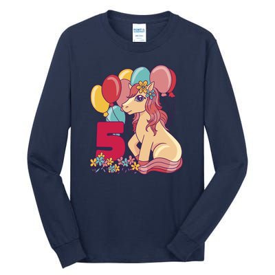 Fifth Pony Birthday Tall Long Sleeve T-Shirt