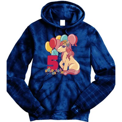 Fifth Pony Birthday Tie Dye Hoodie