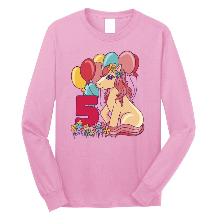 Fifth Pony Birthday Long Sleeve Shirt