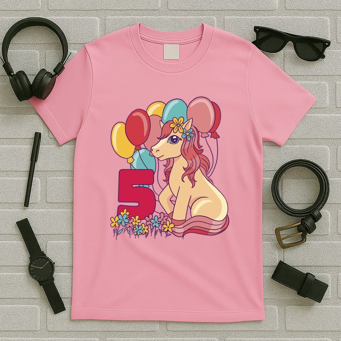 Fifth Pony Birthday T-Shirt
