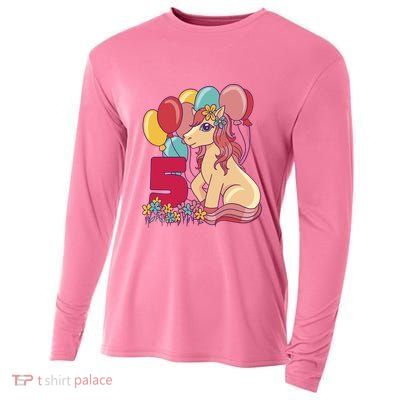 Fifth Pony Birthday Cooling Performance Long Sleeve Crew