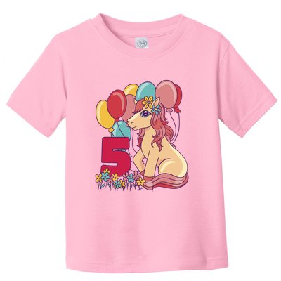 Fifth Pony Birthday Toddler T-Shirt