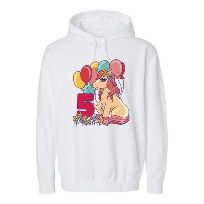 Fifth Pony Birthday Garment-Dyed Fleece Hoodie