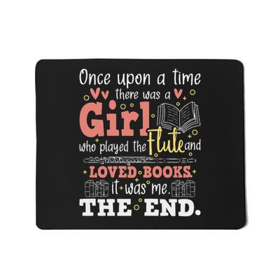 Flute Player Book Lover Flutist Marching Band Musician Mousepad