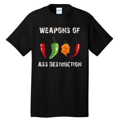 Funny Pepper Chili Head Spicy Hot Foods Tall T-Shirt