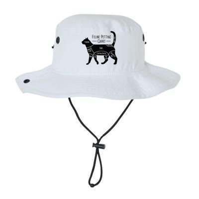 Feline Petting Chart Cat Owner Lover Legacy Cool Fit Booney Bucket Hat