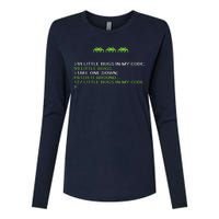 Funny Programmer Coding Debugger Hacker Computer Science Dev Womens Cotton Relaxed Long Sleeve T-Shirt