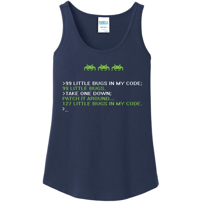 Funny Programmer Coding Debugger Hacker Computer Science Dev Ladies Essential Tank