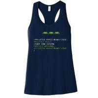 Funny Programmer Coding Debugger Hacker Computer Science Dev Women's Racerback Tank