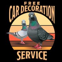 Funny Pigeon Car Decoration Service Backpack