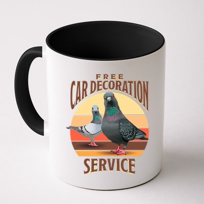Funny Pigeon Car Decoration Service Mug
