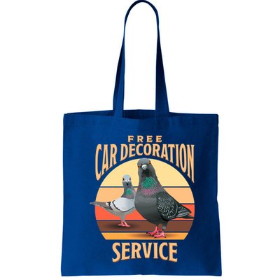Funny Pigeon Car Decoration Service Bag