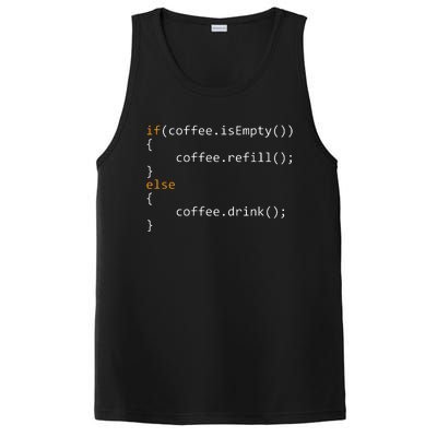 Funny Programmer Coffee Gift For Coders PosiCharge Competitor Tank