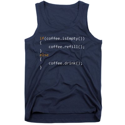 Funny Programmer Coffee Gift For Coders Tank Top