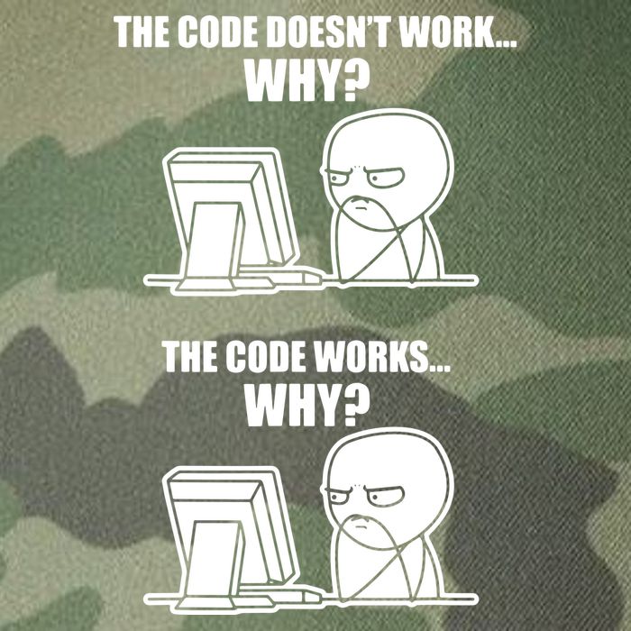 Funny Programmer Code Works Why Meme Tee Legacy Tie Dye Trucker Hat