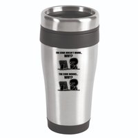 Funny Programmer Code Works Why Meme Tee 16oz Travel Tumbler