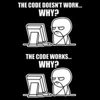 Funny Programmer Code Works Why Meme Tee Toddler T-Shirt