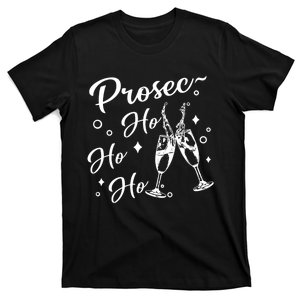 Funny Presecco Christmas Vacation Retro Prosec Ho Ho Ho T-Shirt