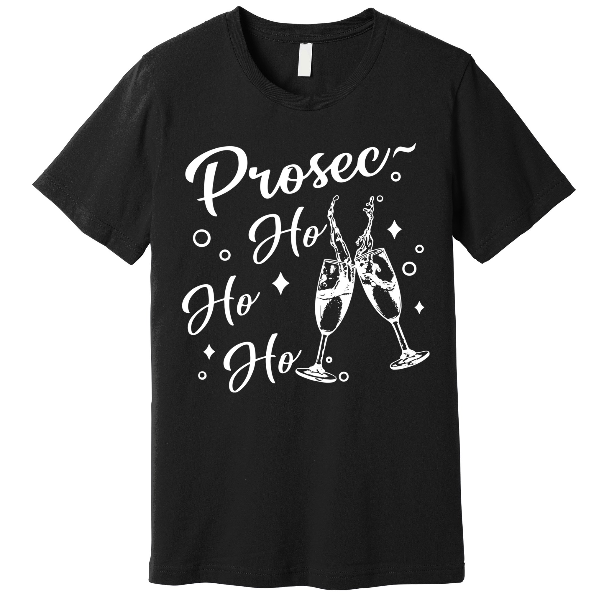Funny Presecco Christmas Vacation Retro Prosec Ho Ho Ho Premium T-Shirt