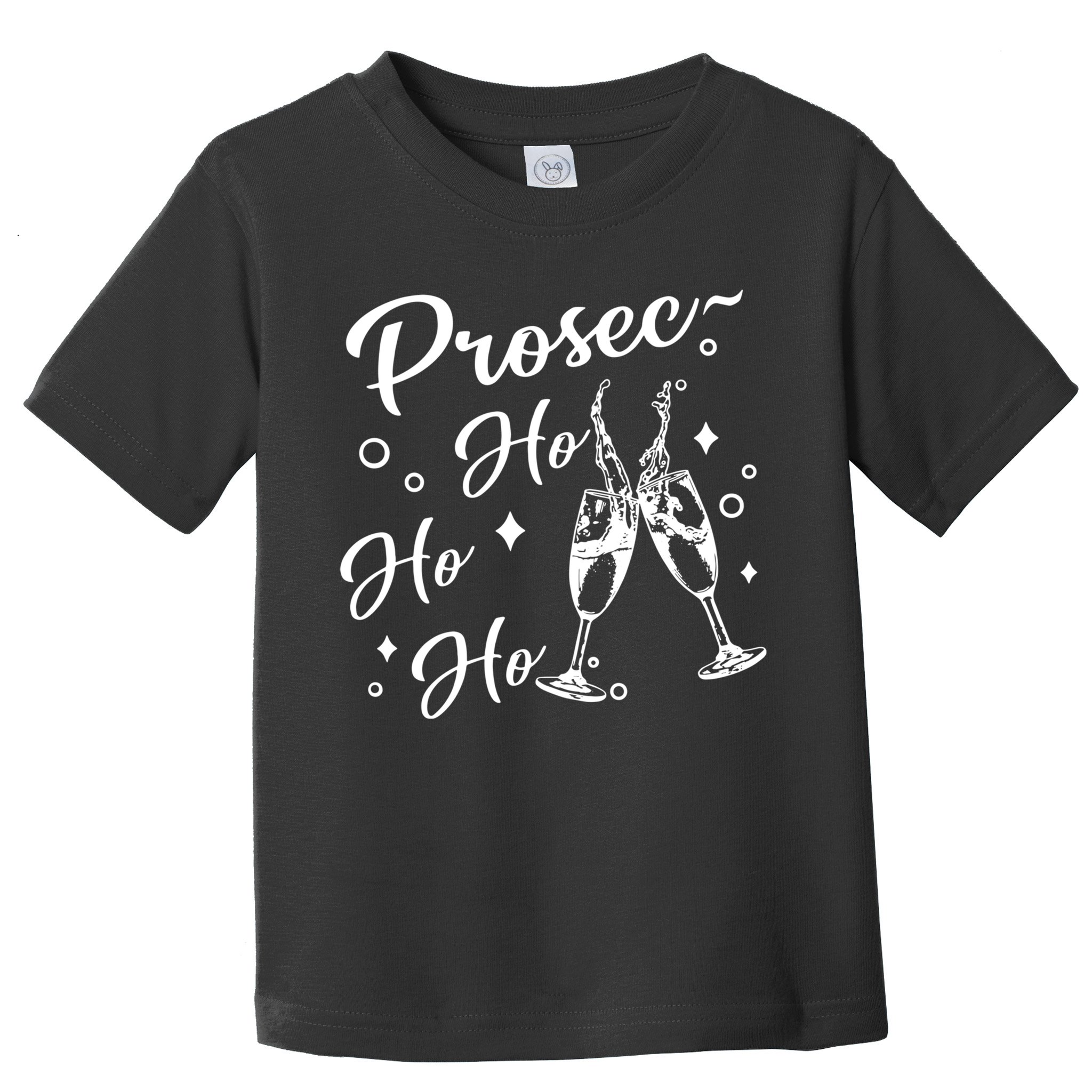 Funny Presecco Christmas Vacation Retro Prosec Ho Ho Ho Toddler T-Shirt