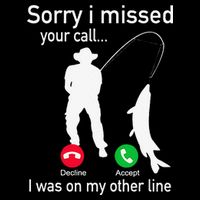 Fishing Phone Call With Fishing Line Funny Fish Fisherman 16 in Basic Backpack