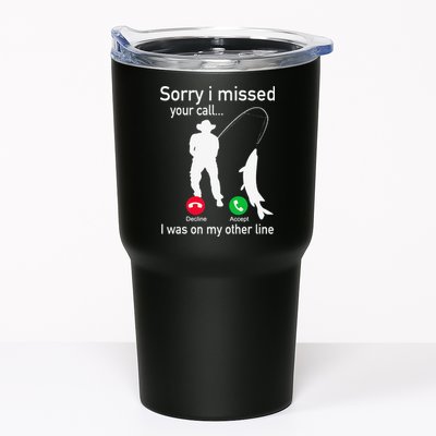 Fishing Phone Call With Fishing Line Funny Fish Fisherman Tumbler