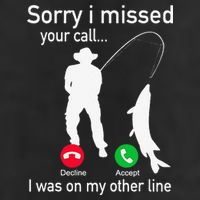 Fishing Phone Call With Fishing Line Funny Fish Fisherman Golf Towel