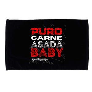 Funny Puro Carne Asada Baby Gorditoyguapo Microfiber Hand Towel