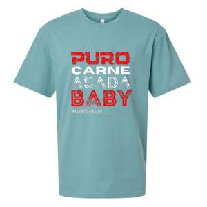 Funny Puro Carne Asada Baby Gorditoyguapo Sueded Cloud Jersey T-Shirt