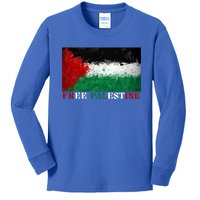 Free Palestine Cute Gift Kids Long Sleeve Shirt