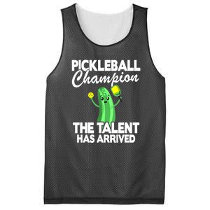 Funny Pickleball Champion The Talent Has Arrived Best Gift Mesh Reversible Basketball Jersey Tank