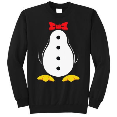 funny Penguin Costume Tuxedo Halloween Gift Tall Sweatshirt