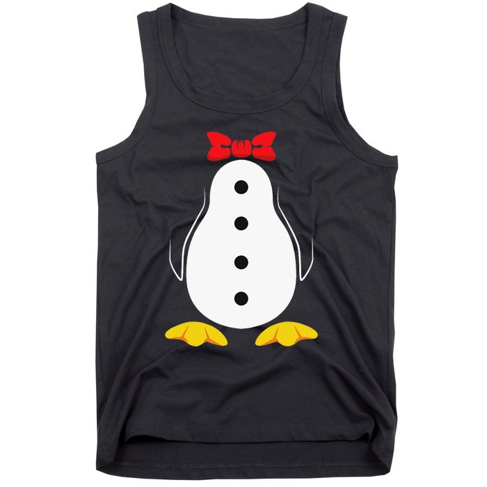 funny Penguin Costume Tuxedo Halloween Gift Tank Top