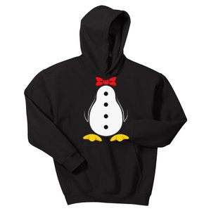 funny Penguin Costume Tuxedo Halloween Gift Kids Hoodie