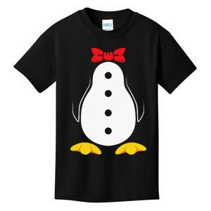 funny Penguin Costume Tuxedo Halloween Gift Kids T-Shirt