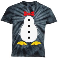 funny Penguin Costume Tuxedo Halloween Gift Kids Tie-Dye T-Shirt