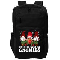 Festive Plaid Christmas Gnomes Spread Holiday Cheer Impact Tech Backpack