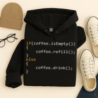 Funny Programmer Coffee Gift For Coders Hoodie