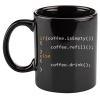 Funny Programmer Coffee Gift For Coders 11oz C Handle Ceramic Mug