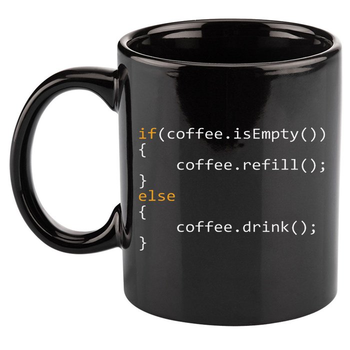 Funny Programmer Coffee Gift For Coders 11oz C Handle Ceramic Mug