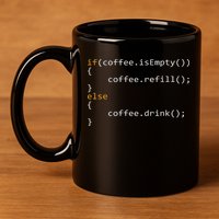 Funny Programmer Coffee Gift For Coders 11oz C Handle Ceramic Mug