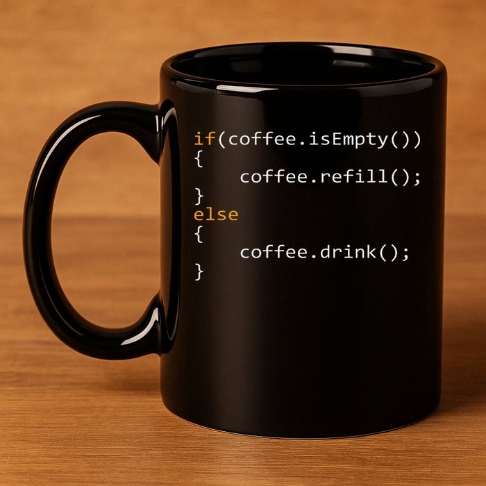 Funny Programmer Coffee Gift For Coders 11oz C Handle Ceramic Mug